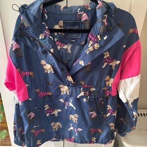 Simply Southern Playful Blue and Pink Utility Jacket